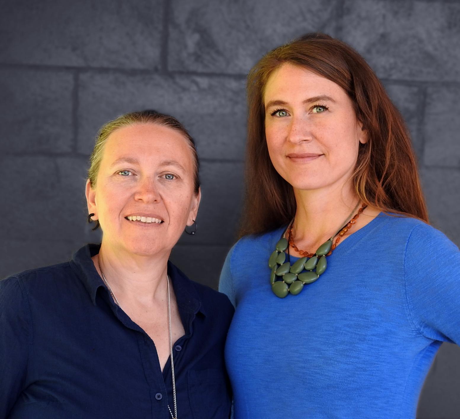 Photo from the joint biography of Elka Kerkhofs and Cara Maxson