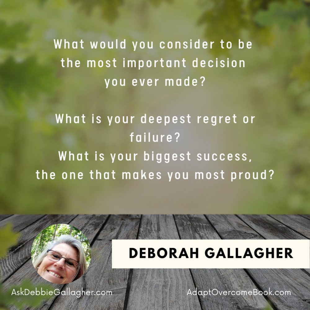 Adapt and Overcome promotional graphic