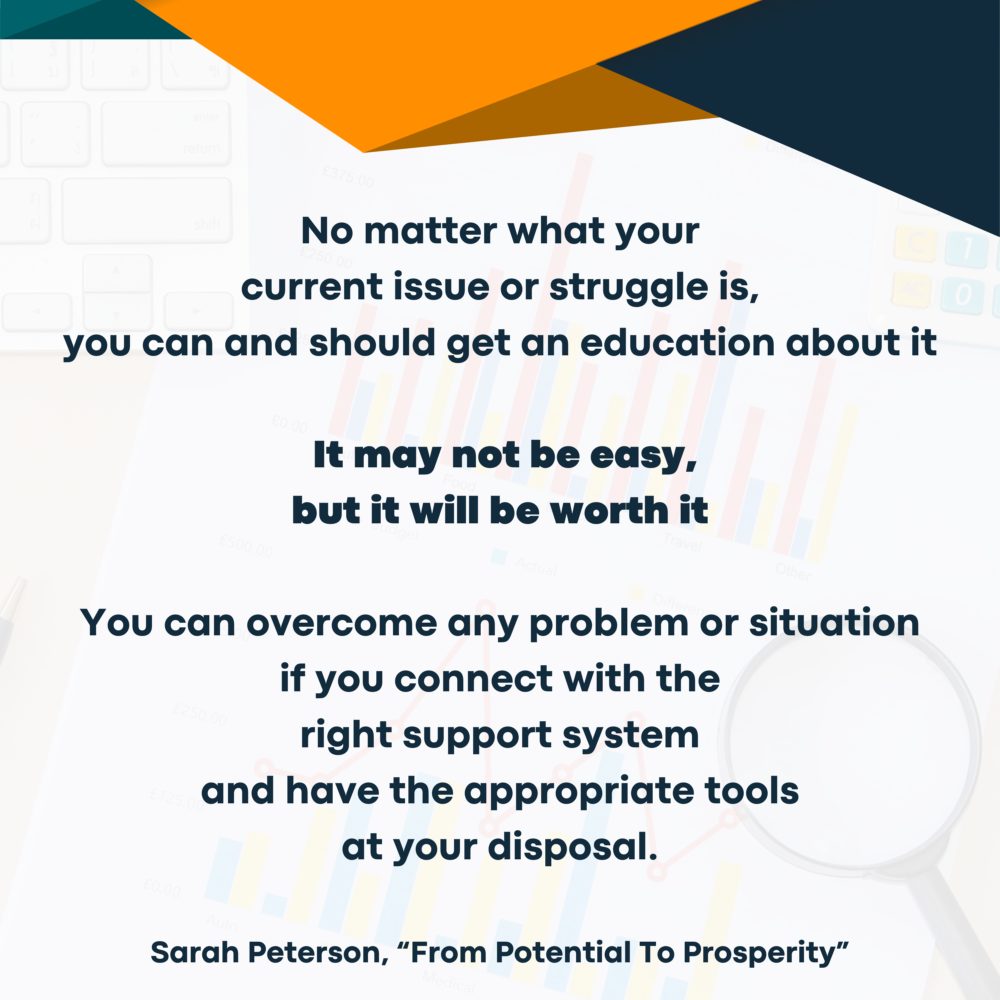 From Potential To Prosperity: Sarah Peterson - Square graphic 3