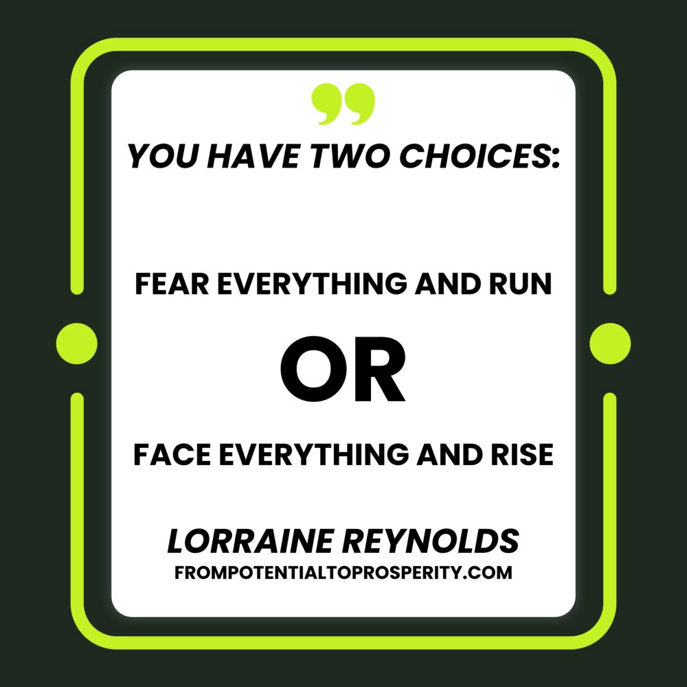 From Potential To Prosperity: Lorraine Reynolds - Square graphic 1