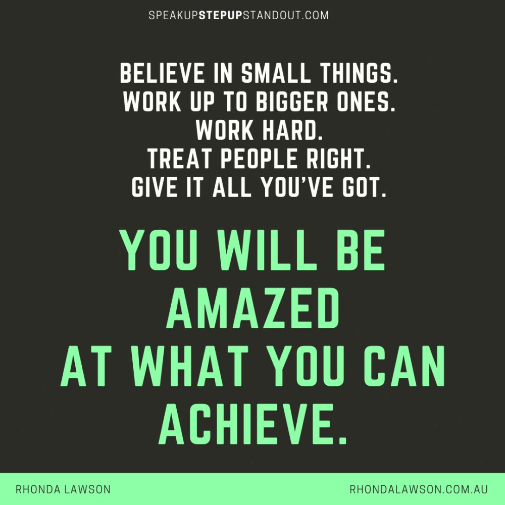 Speak Up, Step Up, Stand Out: Rhonda Lawson - Square graphic 1