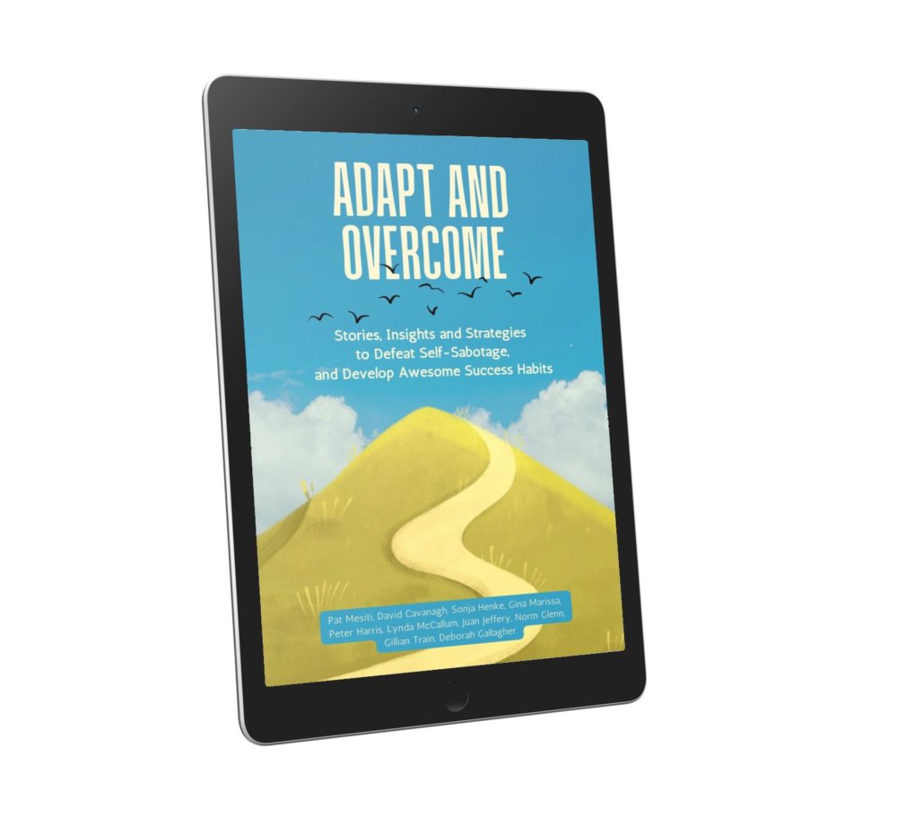 Adapt and Overcome promotional graphic