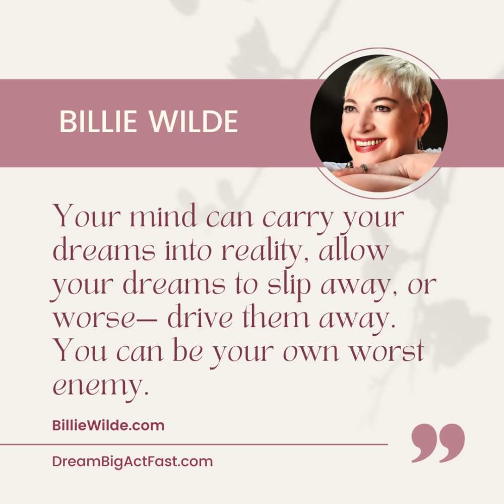 Dream Big And Act Fast promotional graphic