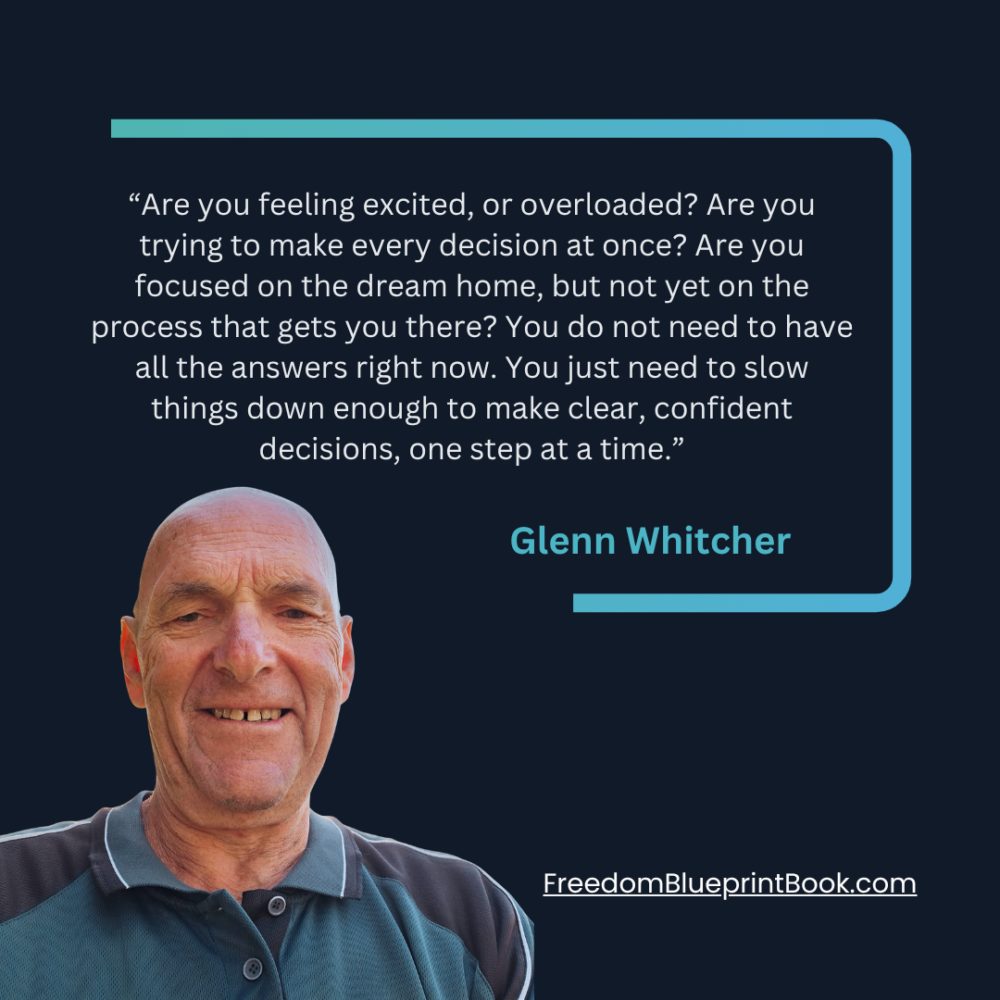The Freedom Blueprint: Glenn Whitcher - Square graphic 2