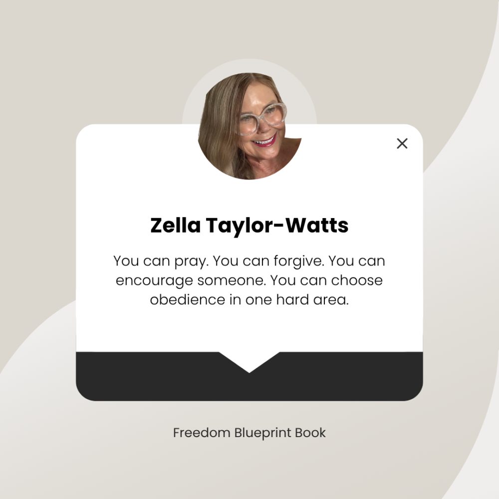 The Freedom Blueprint: Zella Taylor-Watts - Square graphic 2