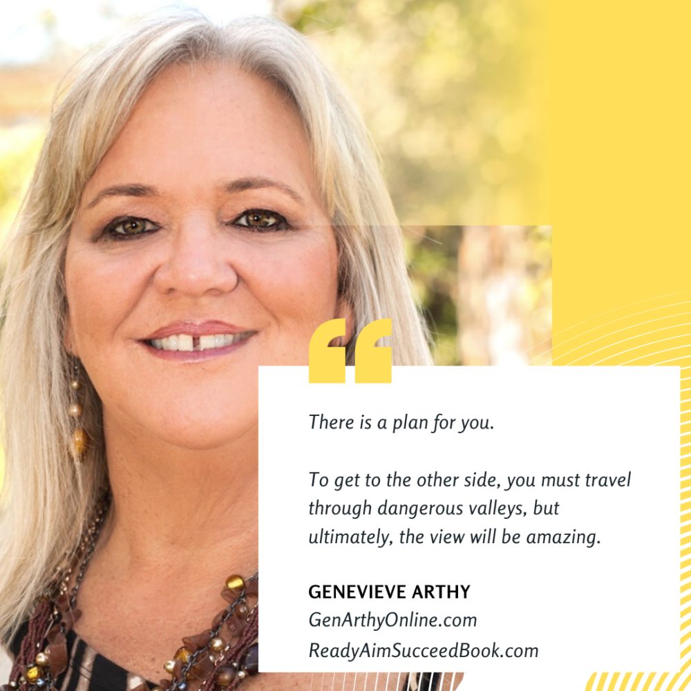Ready, Aim, Succeed!: Genevieve Arthy - Square graphic 1